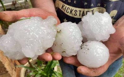 Previsão aponta possibilidade de granizo novamente no Sul de Minas