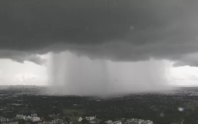 Final de semana com chuva em grande parte do Brasil