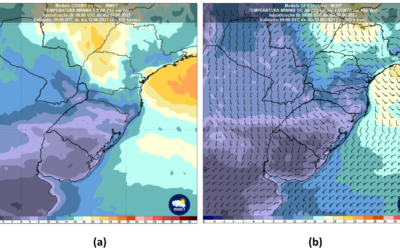 Frente fria provoca chuva e baixas temperaturas em parte do Brasil