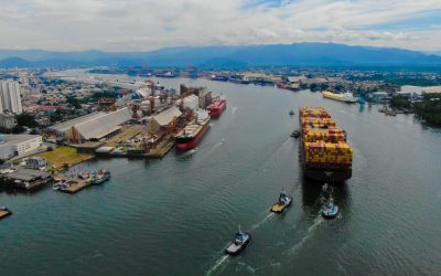 Recorde de movimentação no Porto de Santos em 2024